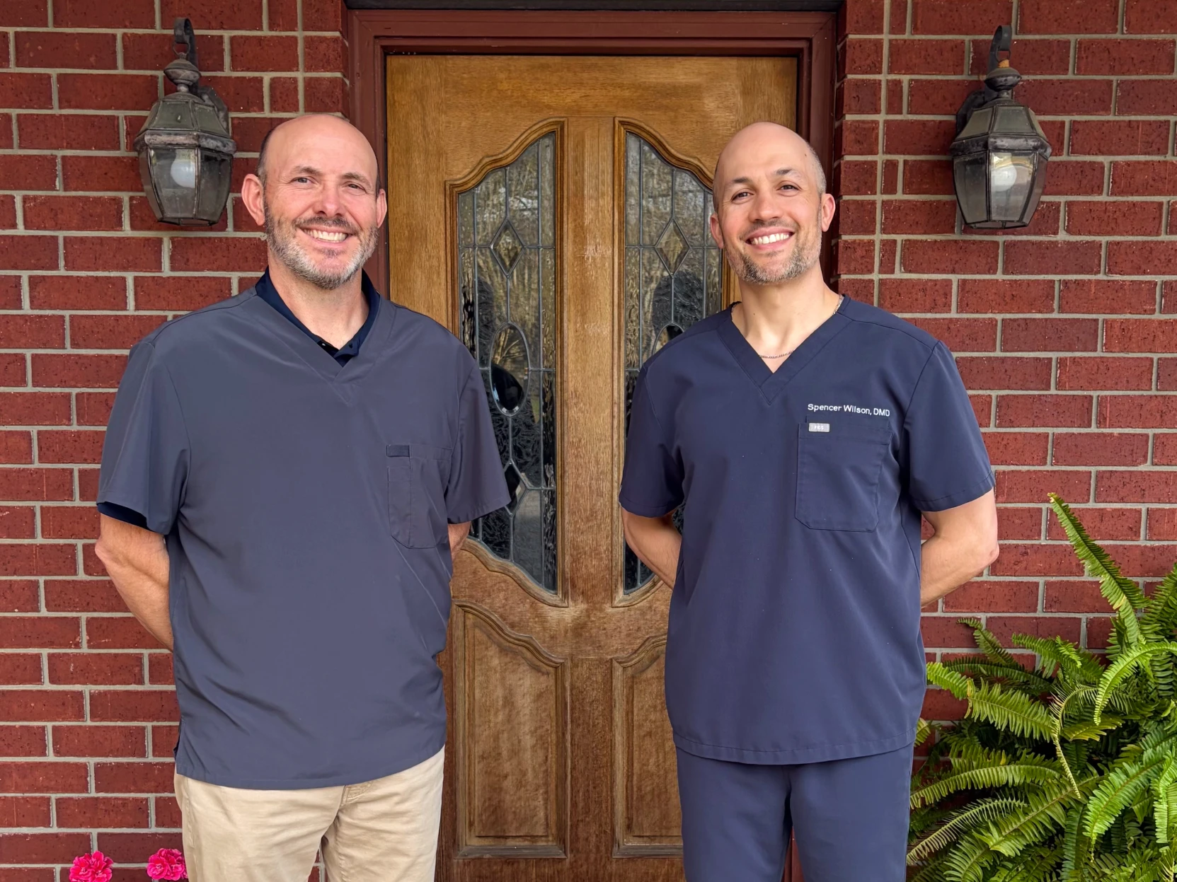 Dr. Spencer Wilson and Dr. Joe Cain at Wiggins Family Dentistry - Locally owned dentist in Wiggins, MS